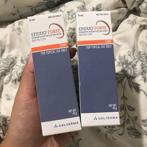Two bottles of Epiduo Forte for $165